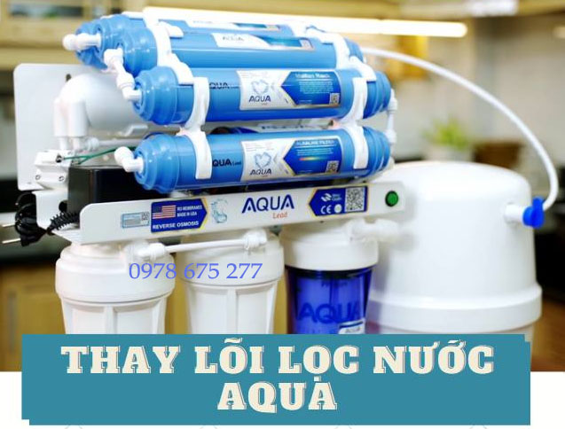 Thay Lõi Máy Lọc Nước Aqua tại Bình Dương-Giá Tốt Nhất - dienmayminhtuan